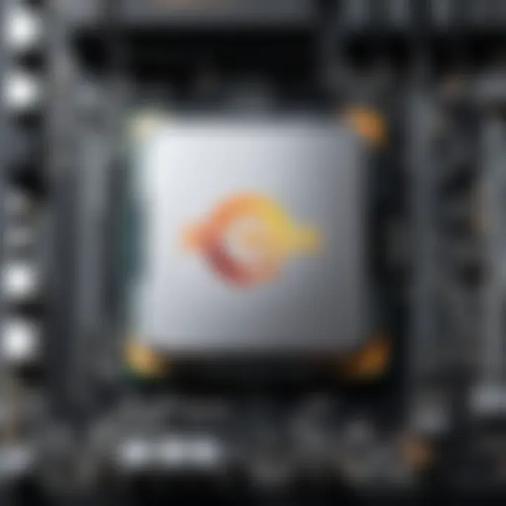 Close-up of Ryzen processor highlighting architectural advancements