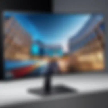 Comparison chart of Samsung curved monitor against competitors in the market