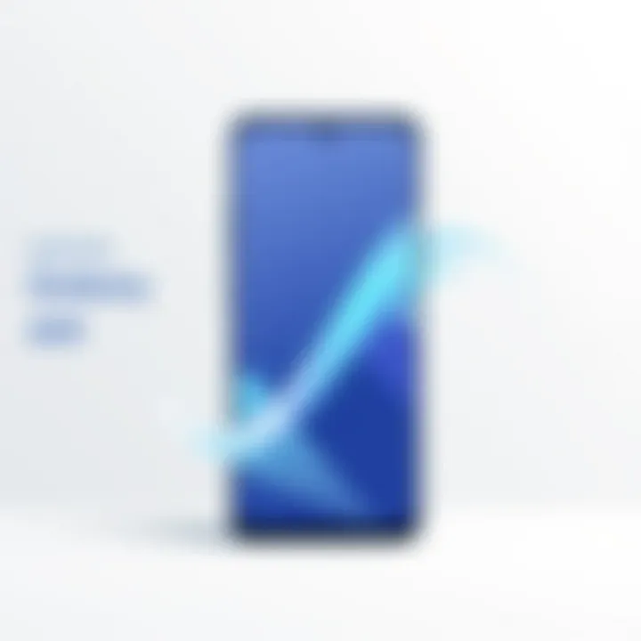 Front View of Samsung Galaxy A51 Samsung Galaxy A51 front view