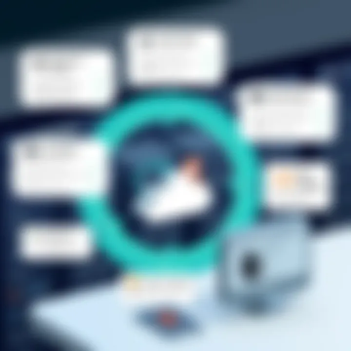 Diagram illustrating the scalability benefits of multiple domain hosting