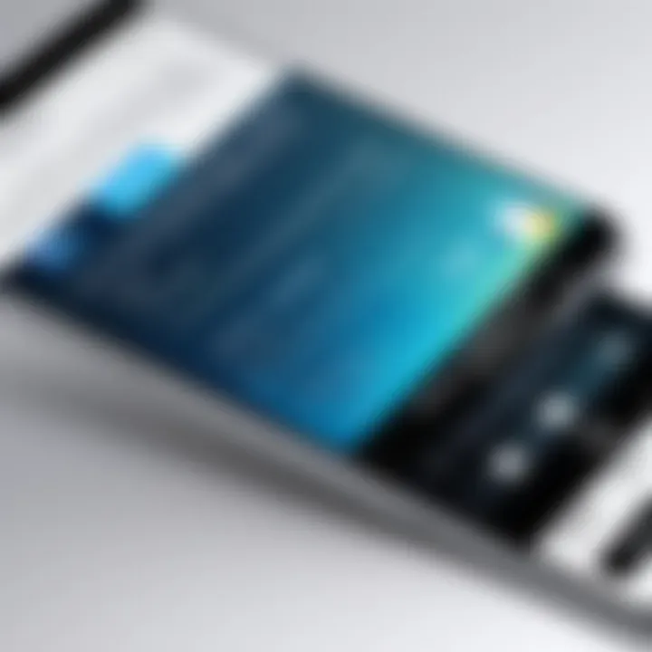 A smartphone displaying a mobile printing application interface
