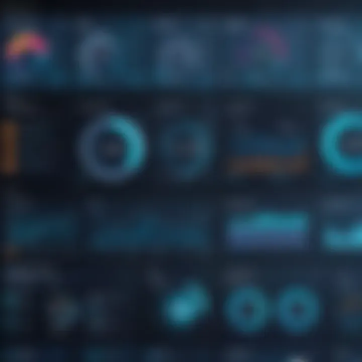 Dashboard showcasing security analytics