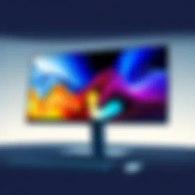 High-resolution monitor showcasing vibrant colors and clarity