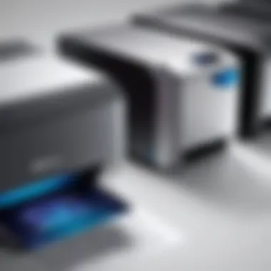 Comparison of different laser printer models