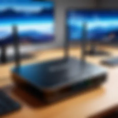 User interface of the Sky Link Router setup