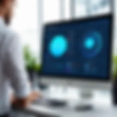 User-friendly Employee Management Interface Modern software interface showcasing employee management features.