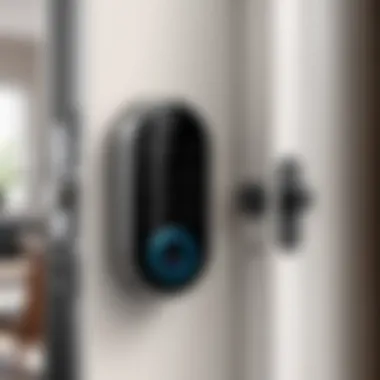 Integration of Keyless Locks in Smart Homes Illustration of smart home integration with keyless entry systems