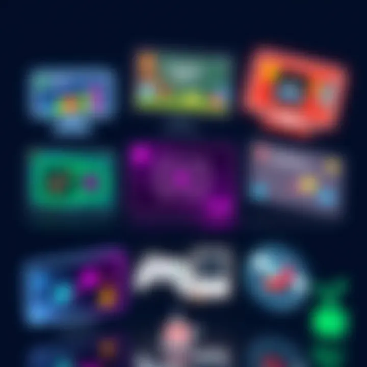 Showcasing various games created using Stencyl