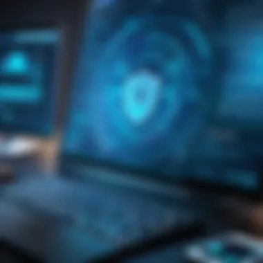 Implementing Cybersecurity Strategies Visual of advanced cybersecurity measures