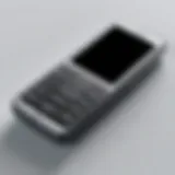Early Samsung mobile model showcasing classic design