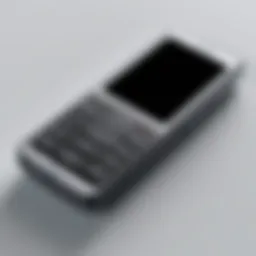 Early Samsung mobile model showcasing classic design