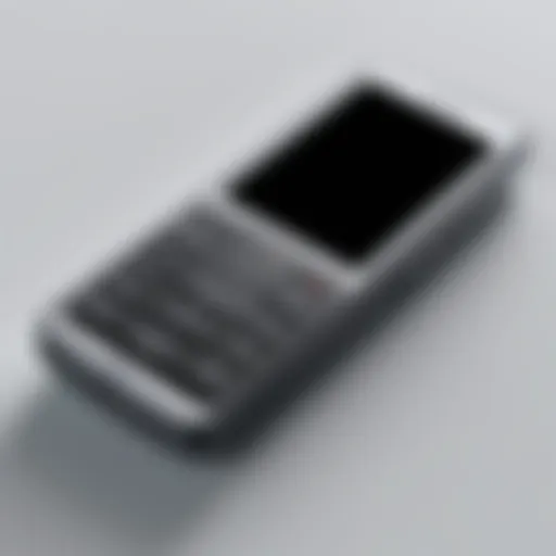 Early Samsung mobile model showcasing classic design