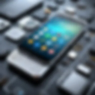 Futuristic Trends in Smartphone Technology Futuristic trends in smartphone technology emphasizing miniaturization