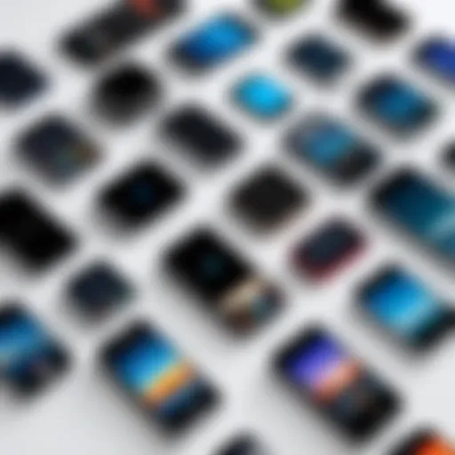 Innovative designs of very small smartphones showcasing compactness and elegance
