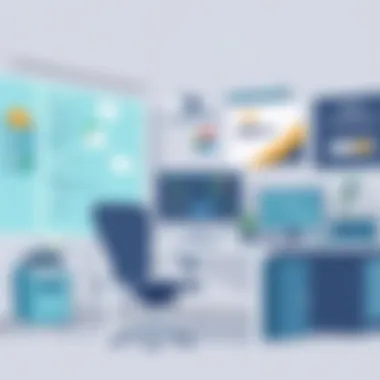 Enhancing Workflow Efficiency with SSDs A workspace illustrating increased efficiency and productivity, highlighting the benefits of SSD integration.