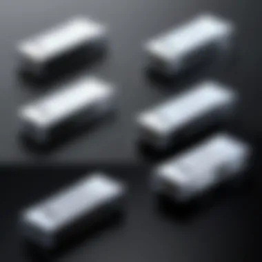 Visual representation of usage scenarios for thumb drive players in modern environments