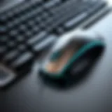 Ergonomic keyboard and mouse setup for tech professionals