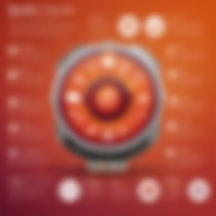 An infographic illustrating the benefits and features of Ubuntu desktop computers.