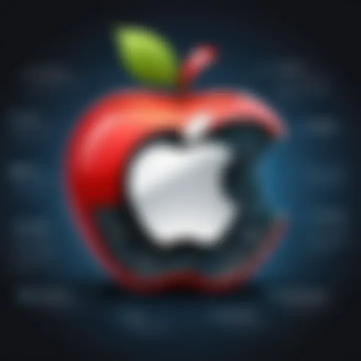 Infographic on common security threats to Apple IDs