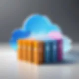 Visual representation of cloud storage pricing models