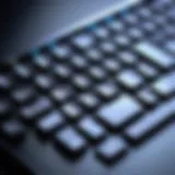 Keyboard layout showcasing Final Cut Pro shortcuts
