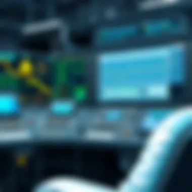 A sophisticated control panel illustrating the technological advancements in automation