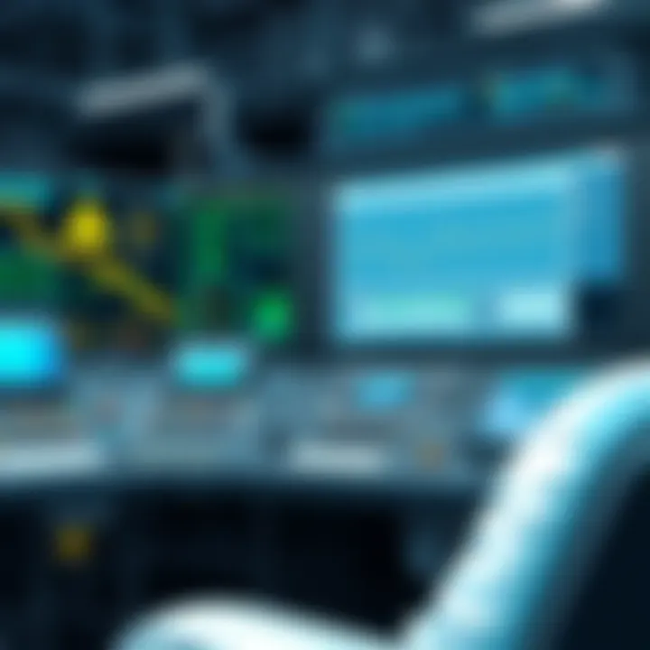 A sophisticated control panel illustrating the technological advancements in automation