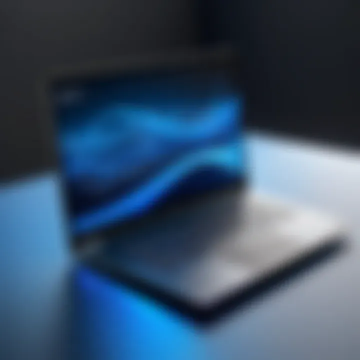 Innovative features of Intel Evo laptops highlighted in a visual representation
