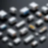 Overview of different types of LAN connectors