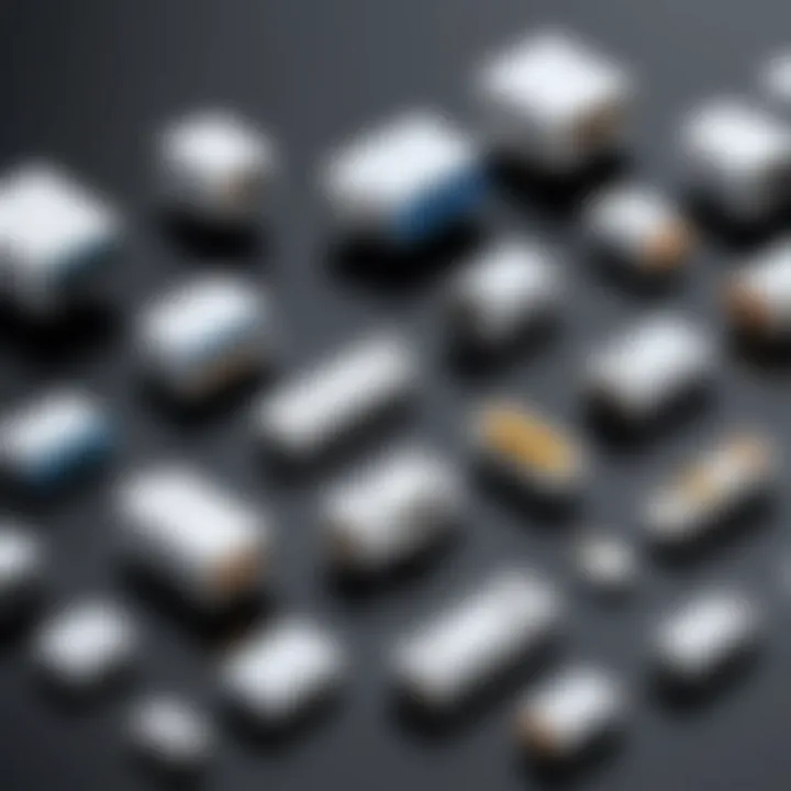 Overview of different types of LAN connectors