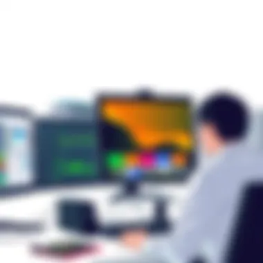 Professional setup with a PRO XDR monitor in use