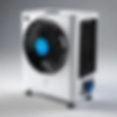 Smart Air Cooler Technology Overview Diagram of smart air cooler technology showcasing core components and functions