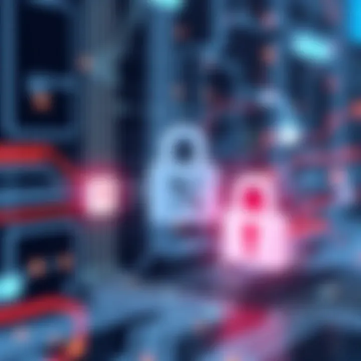 Secure data transmission through a VPN