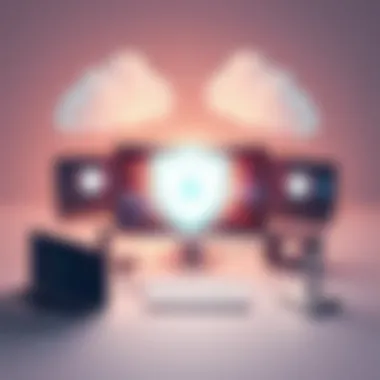 VPN technology in action with multiple devices