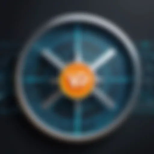 Visual representation of VPN encryption