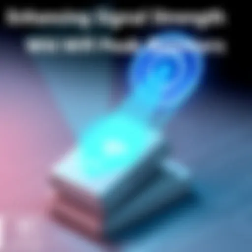 Wifi peak booster enhancing signal strength