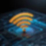 Visual representation of Wi-Fi signal strength