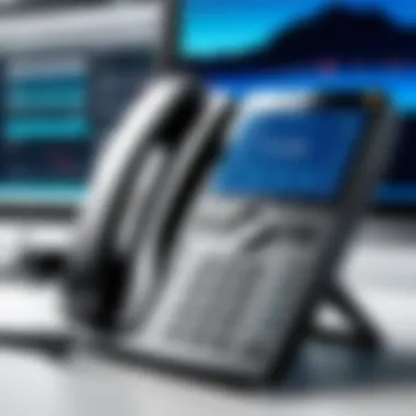 User interface of popular IP phone software on a computer