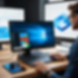 Portable monitor showcasing connectivity options