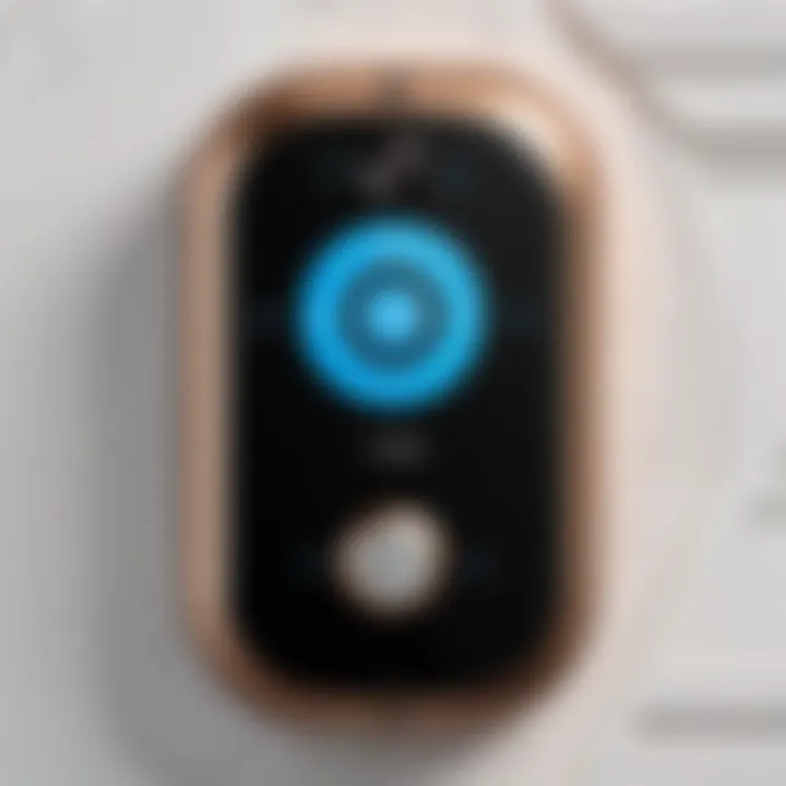 User interface of a popular video doorbell app