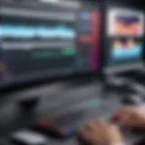 A captivating interface of a popular video editing software