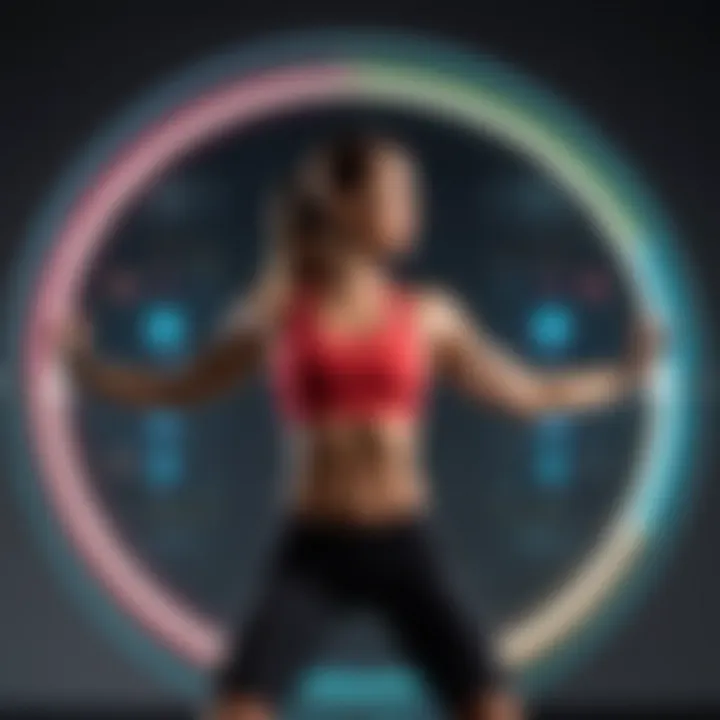 User engaging with the Vitruvian Trainer during a workout session