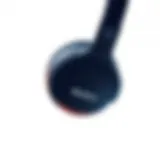 Close-up view of Sony WH-1000XM4 headphones showcasing sleek design