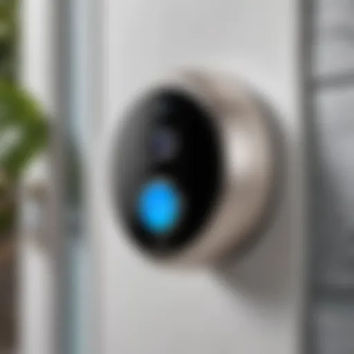 Nest Doorbell installed at a home entrance