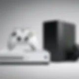 Comparison of Xbox One S and Xbox Series S consoles