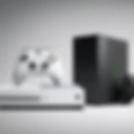 Comparison of Xbox One S and Xbox Series S consoles